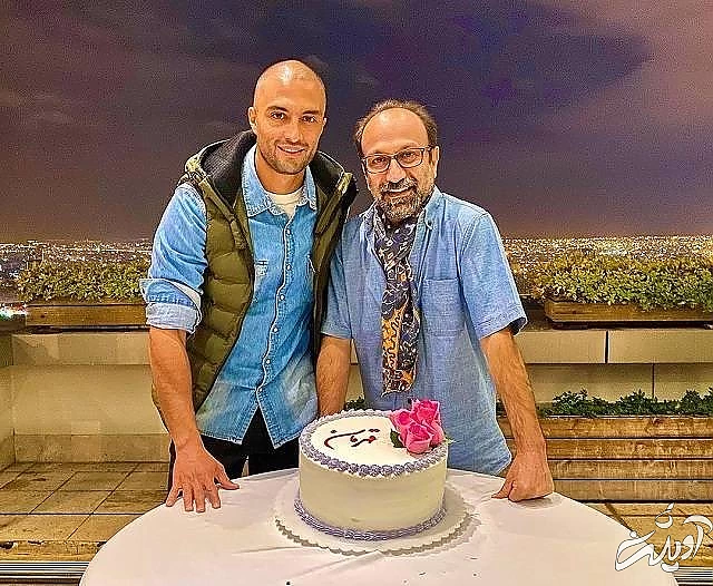 اصغر فرهادی و امیر جدیدی، کارگردان و بازیگر فیلم قهرمان اصغر فرهادی و امیر جدیدی